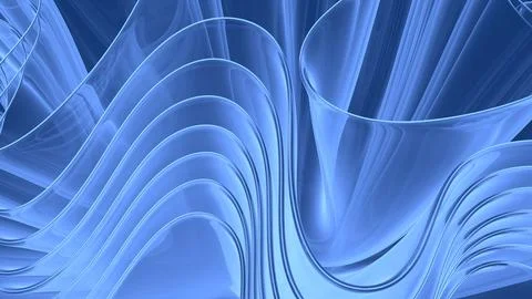 Abstract 3D render glass background looks elegant and dynamic. Stock Illustration