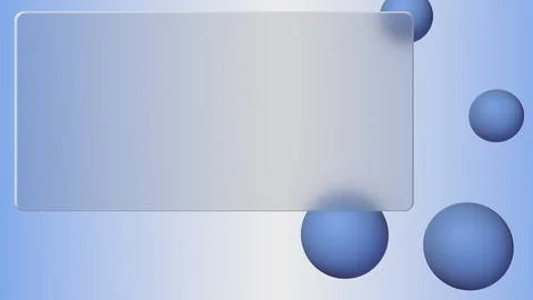 An abstract 3D render with a glassmorphism effect shows off a frosted glass.. 스톡 일러스트