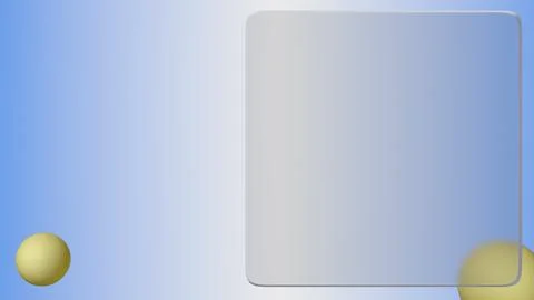 An abstract 3D render with a glassmorphism effect shows off a frosted glass.. 스톡 일러스트