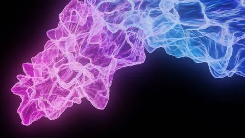 Abstract 3D render Illustrazione stock