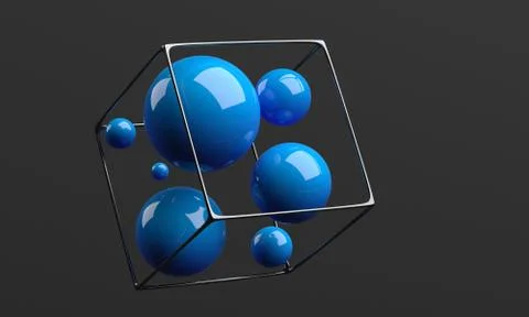 Abstract 3D Render Stock Illustration