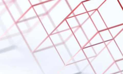 Abstract 3D Render Illustrazione stock