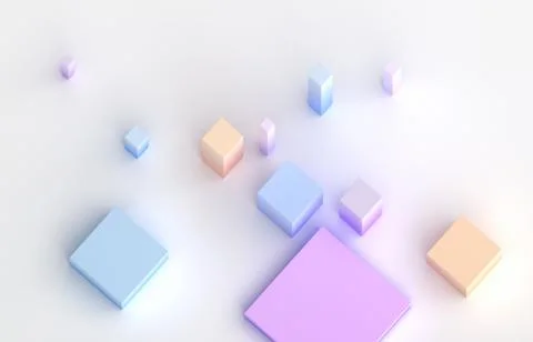 Abstract 3D Render Stock Illustration