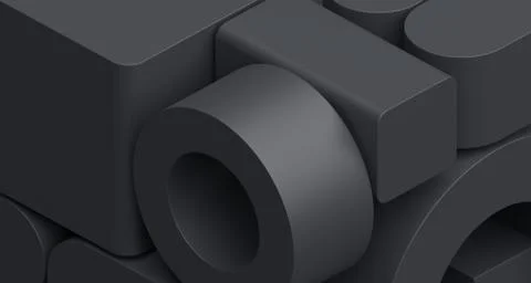 Abstract 3D Render Illustrazione stock