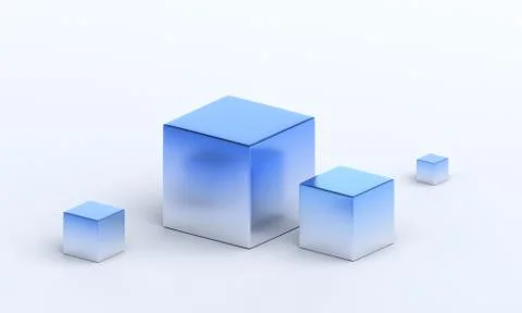 Abstract 3D Render Stock Illustration