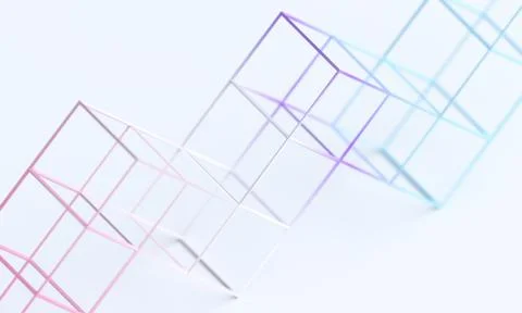 Abstract 3D Render Stock Illustration