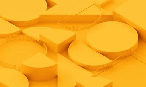 Abstract 3D Render Stock Illustration