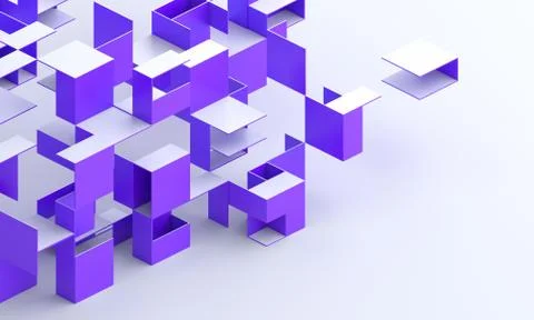 Abstract 3D Render Illustrazione stock