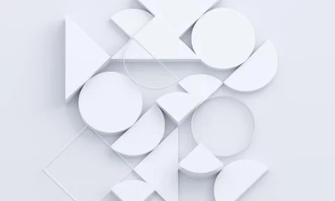 Abstract 3D Render Stock Illustration