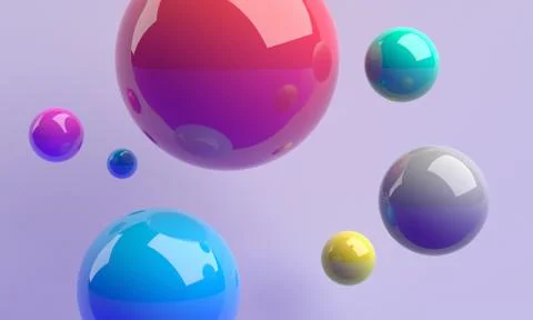 Abstract 3D Render Stock Illustration