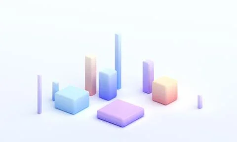 Abstract 3D Render Stock Illustration