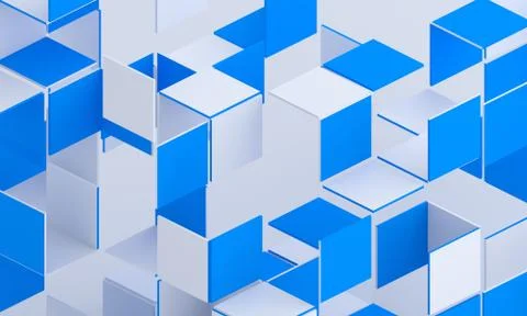 Abstract 3D Render Stock Illustration