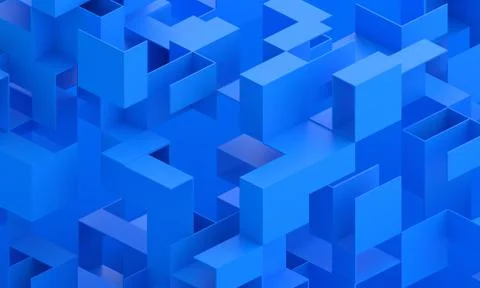 Abstract 3D Render Stock Illustration