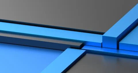 Abstract 3D Render Stock Illustration