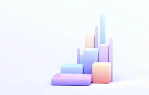 Abstract 3D Render Illustrazione stock