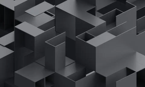 Abstract 3D Render Illustrazione stock