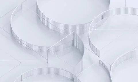 Abstract 3D Render Illustrazione stock