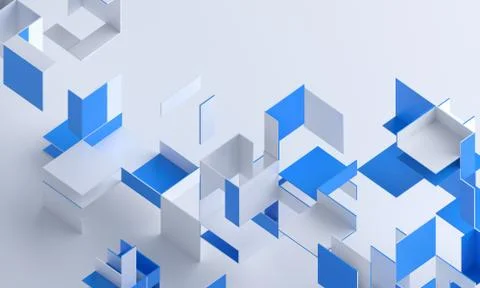 Abstract 3D Render Illustrazione stock