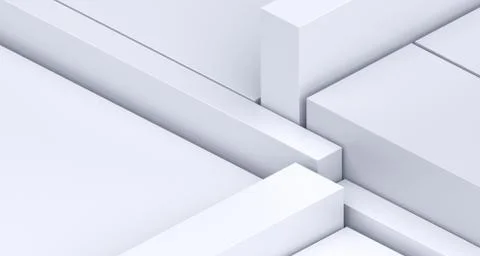 Abstract 3D Render Illustrazione stock