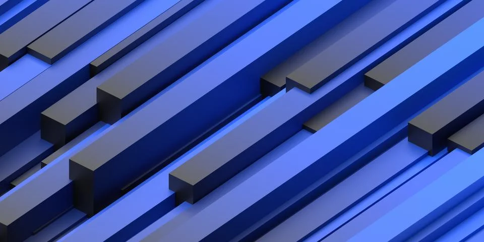 Abstract 3D Render Stock-Illustration