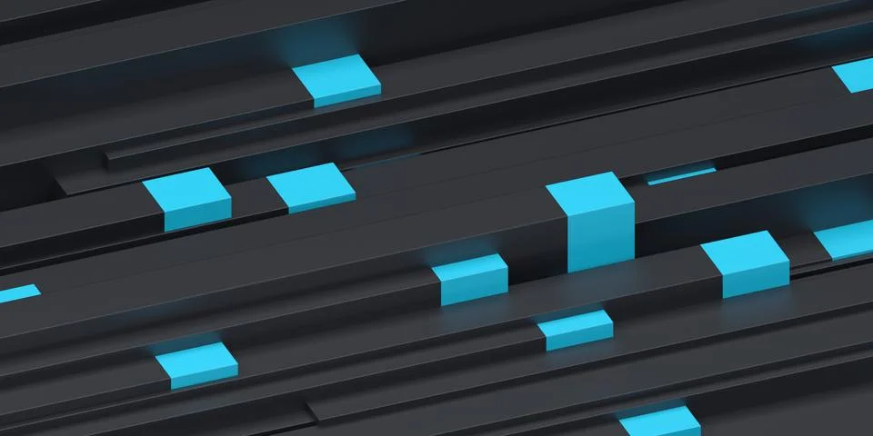 Abstract 3D Render Illustrazione stock