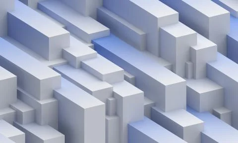 Abstract 3D Render Illustrazione stock