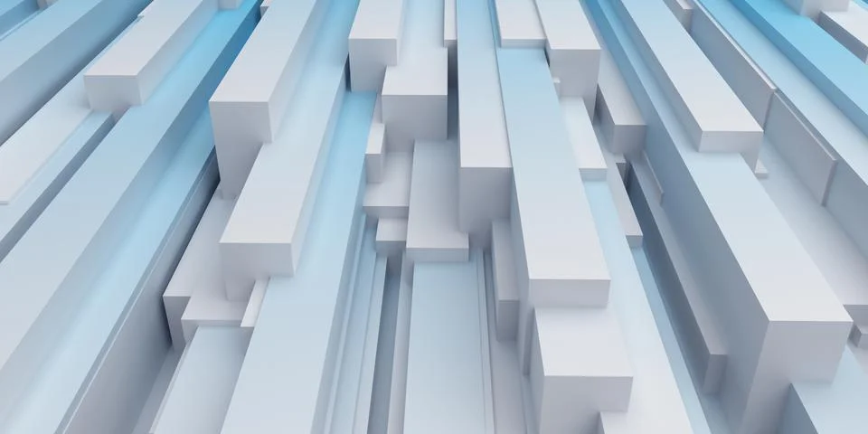 Abstract 3D Render Illustrazione stock