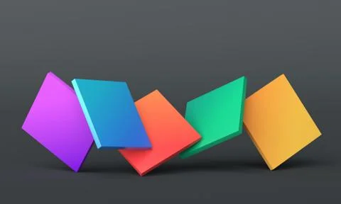 Abstract 3D Render Illustrazione stock