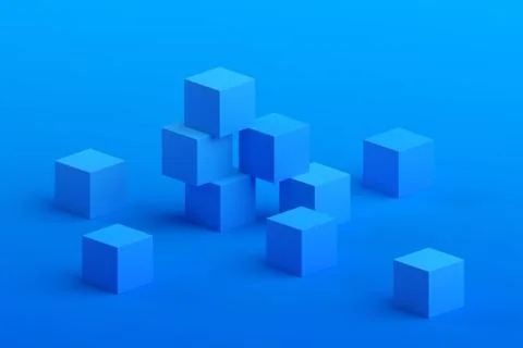 Abstract 3D Render Stock Illustration