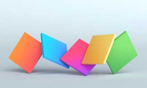 Abstract 3D Render Stock Illustration