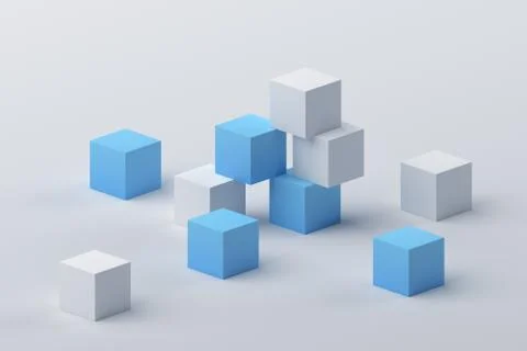 Abstract 3D Render Illustrazione stock