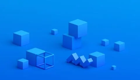 Abstract 3D Render Illustrazione stock