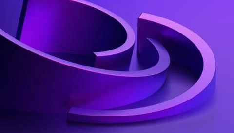 Abstract 3D Render Illustrazione stock