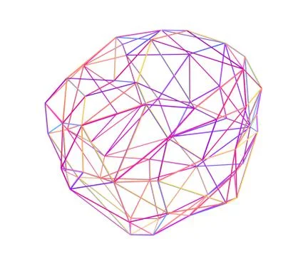 Abstract 3D Render Stock Illustration