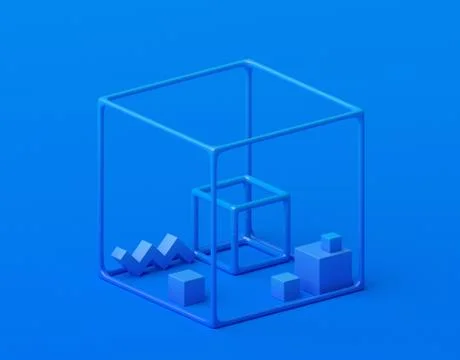 Abstract 3D Render Stock-Illustration