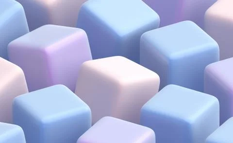 Abstract 3D Render Illustrazione stock