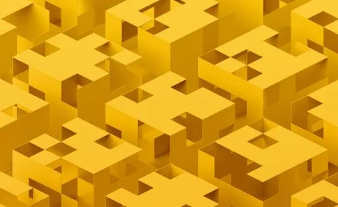 Abstract 3D Render Illustrazione stock