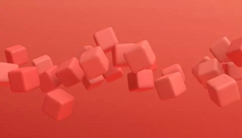 Abstract 3D Render Illustrazione stock