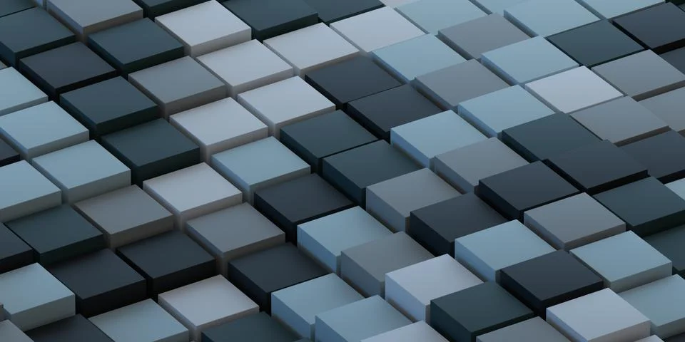 Abstract 3D Render Illustrazione stock