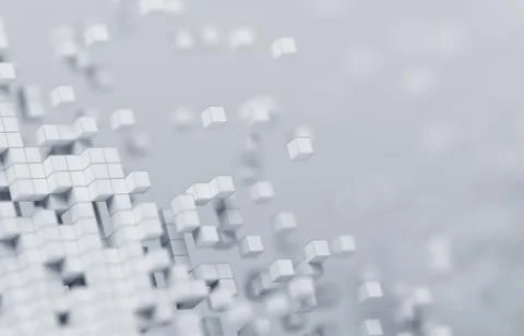 Abstract 3D Render Illustrazione stock