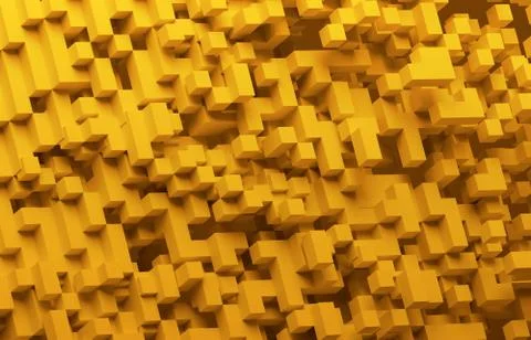 Abstract 3D Render Stock Illustration