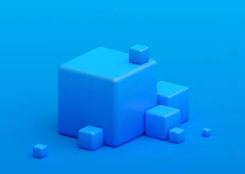 Abstract 3D Render Illustrazione stock