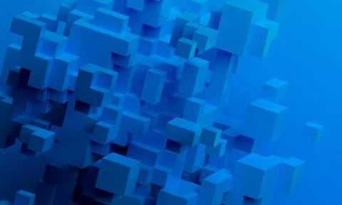 Abstract 3D Render Illustrazione stock