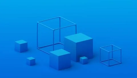 Abstract 3D Render Stock-Illustration