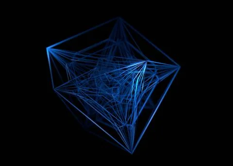 Abstract 3D Render Illustrazione stock