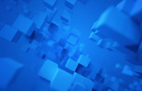 Abstract 3D Render Illustrazione stock