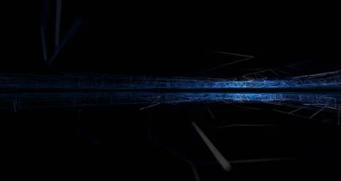 Abstract 3D Render Stock Illustration