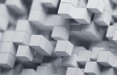 Abstract 3D Render Illustrazione stock