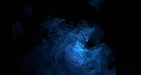 Abstract 3D Render Stock Illustration