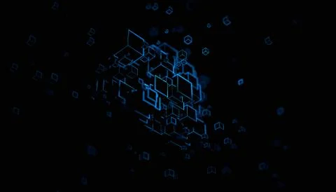 Abstract 3D Render Illustrazione stock